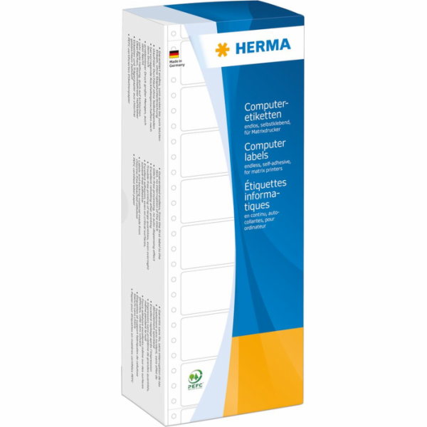 Herma etikety na čárové kódy, bílé 147,32x99,2 mm, 3000x