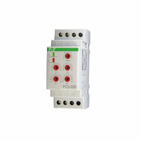 F&amp;F Univerzální časové relé 230V 2x8A - PCU-520