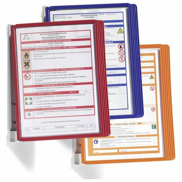 Odolný Sada 5 nástěnných informačních panelů Vario Durabl...