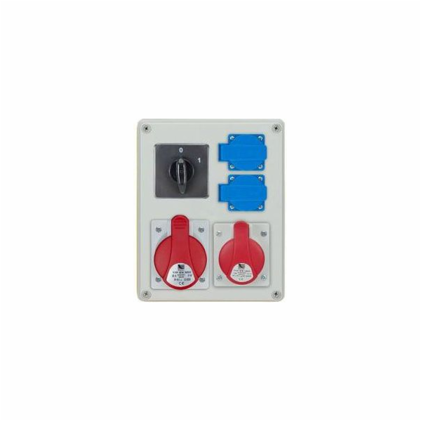 Pawbol Rozvaděč R-BOX 240 1x32A/5P 1x16A/5P 2x250V, rozva...