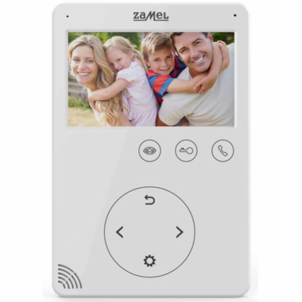 Zamel Video monitor s dotykovými tlačítky 4,3palcový bílý...