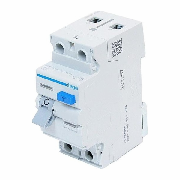 Hager Polo RCD 2P 25A 0,03A A CDA225J
