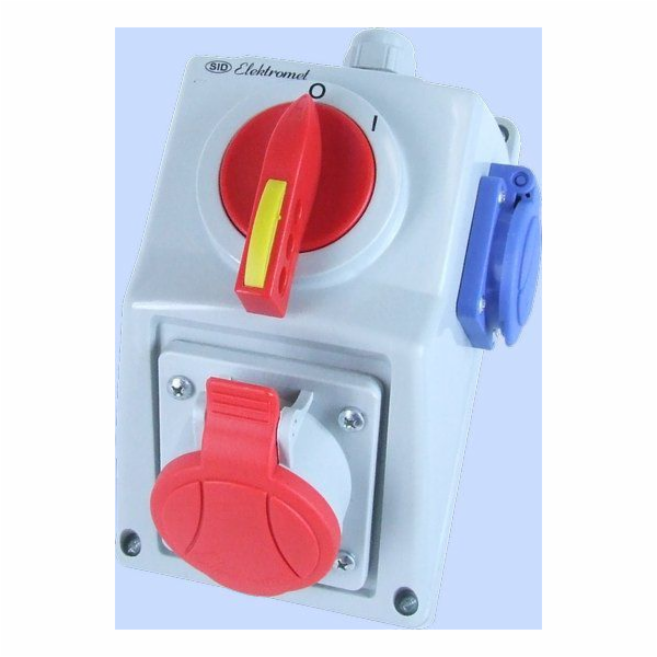 Elektromet Instalační sada se zásuvkou 5P 1x 2P+E 0-I 16A...
