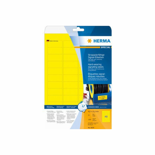 Samolepící etikety Herma 45,7x21,2 mm (8030)