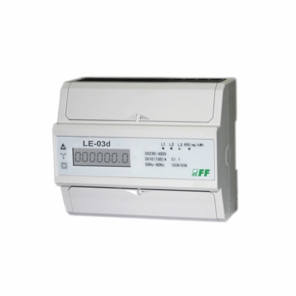 F&amp;F Elektroměr MID 3fázový 100A 230/400V s LCD disple...