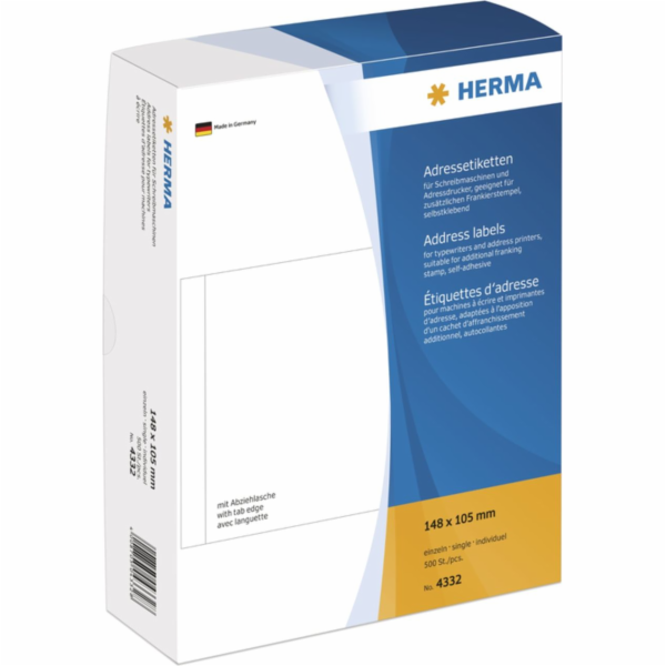Herma adresní štítky 148x105 mm (4332)