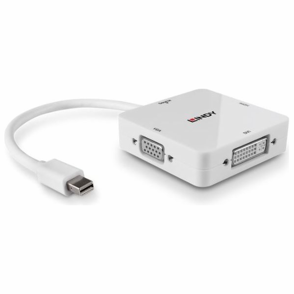 Lindy DisplayPort Mini AV adaptér – HDMI – D-Sub (VGA) – ...