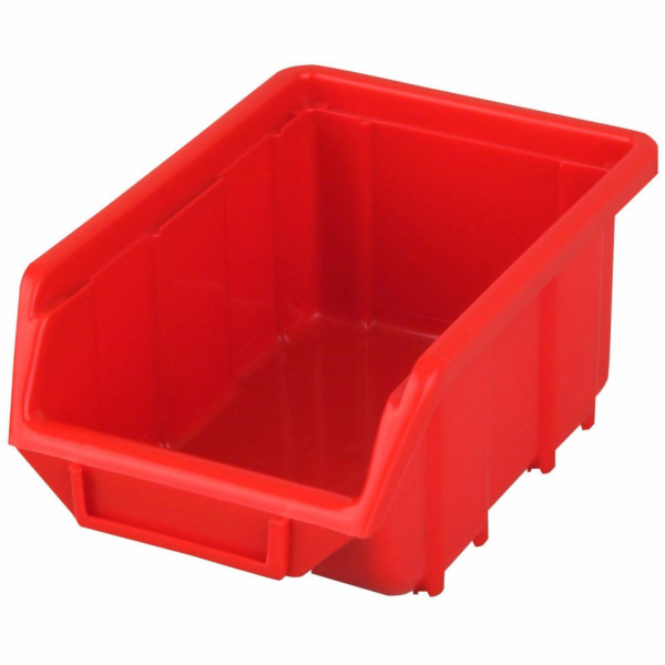 Bedna zkosená110x165x75mm 2kg malá červená