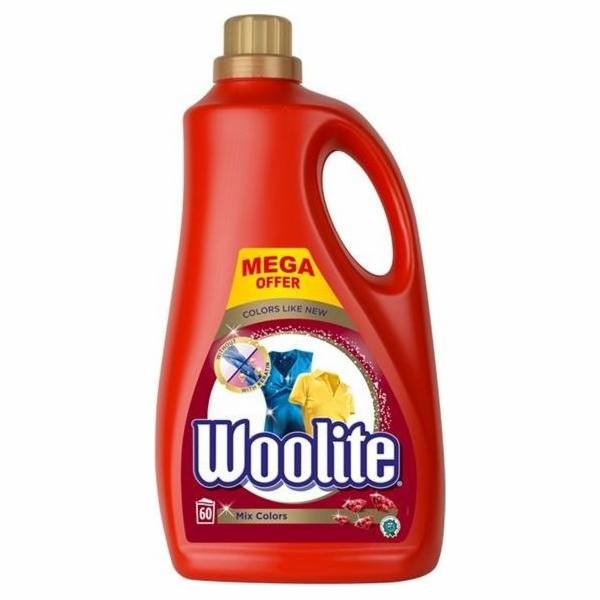 Gel prací Woolite na barevné prádlo s keratinem 3,6l - 60 dá