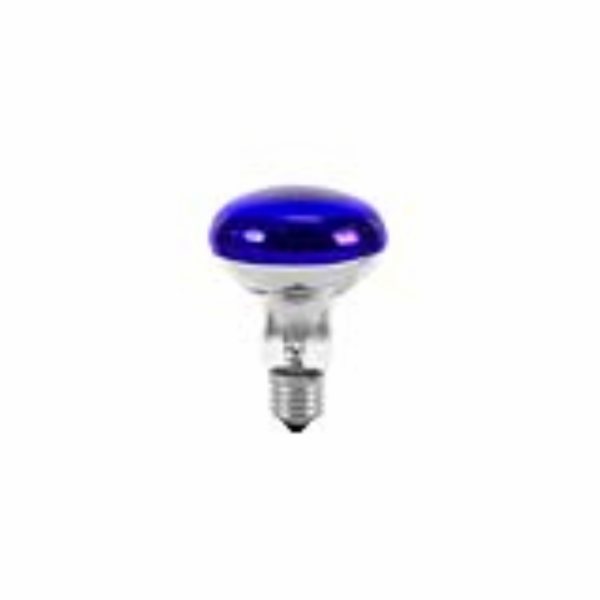 Omnilux R80 230V/60W E-27, modrá