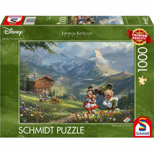 Thomas Kinkade Studios: Disney - Mickey & Minnie in den A...