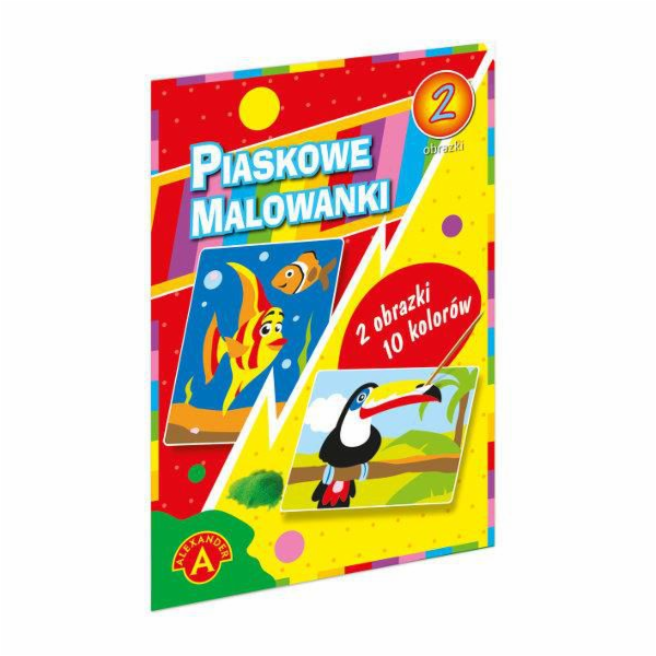 Pískové omalovánky - Ryby, Tukan