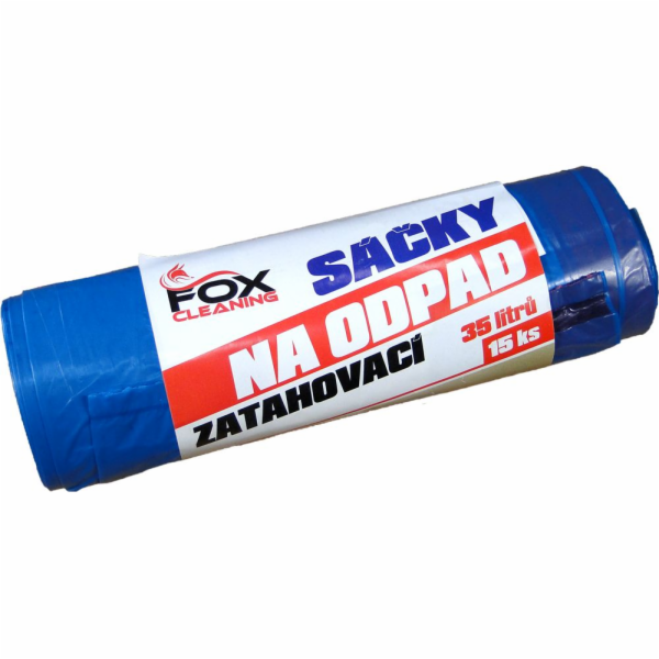 Pytel na odpadky zatahovací 35l/15 ks