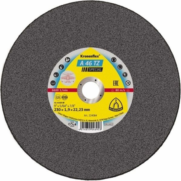 Kotouč řezný 125x1,6 mm na ocel a nerez - Klingspor PROFI...