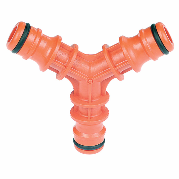 Roztrojka Y-1/2"-1/2"-1/2" na rychlospojku plast