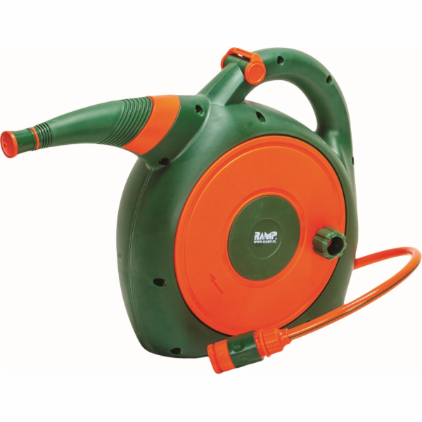 Rozprašovač konev s hadicí  navíjecí 10 m s adaptérem