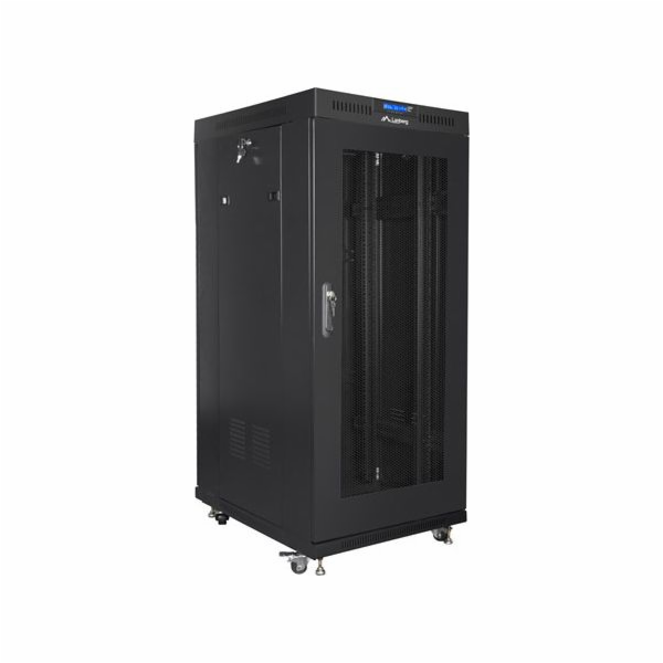 Stojací RACK instalační skříň 19 15U 800X1000 černá LCD p...