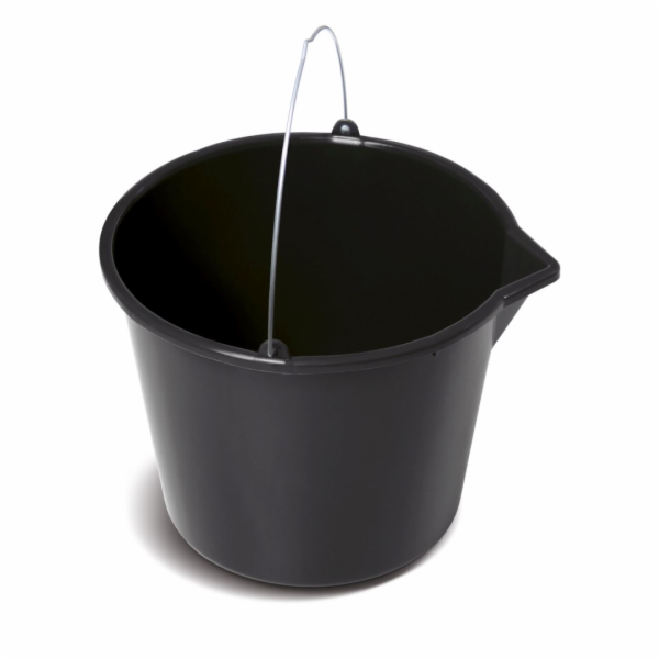 Kbelík Prosperplast 20 l černý s trychtýřem