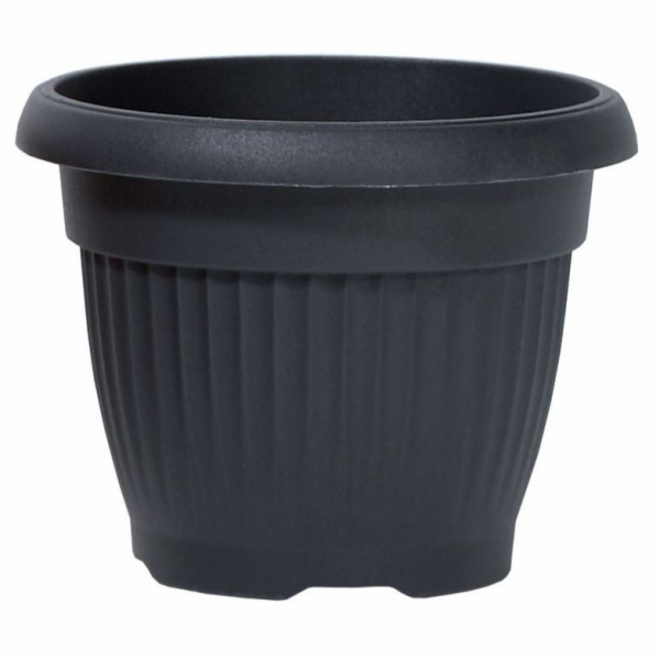 Květináč Prosperplast Terra 30 cm antracit