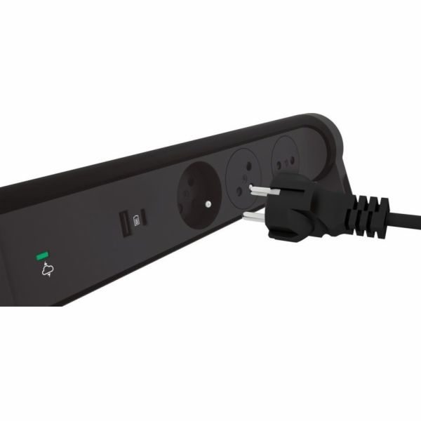 Prodlužovací kabel s USB 3X2P+Z 1.5MC/G Legrand 049425 himp