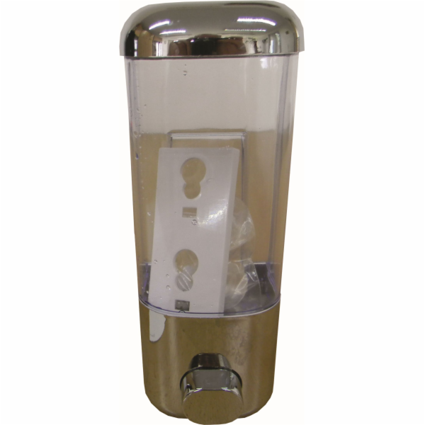 Dávkovač mýdla 500 ml plast-chrom