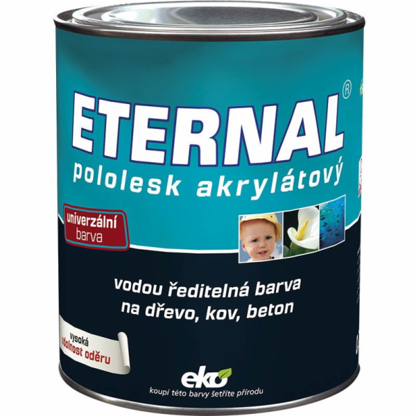 Eternal pololesk akryl 0,7 kg bílá RAL 9003
