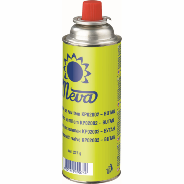 Kartuše s ventilem Butangas 227 g typ KP02002