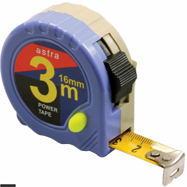 Metr svinovací 3 mx16 mm ASTRA