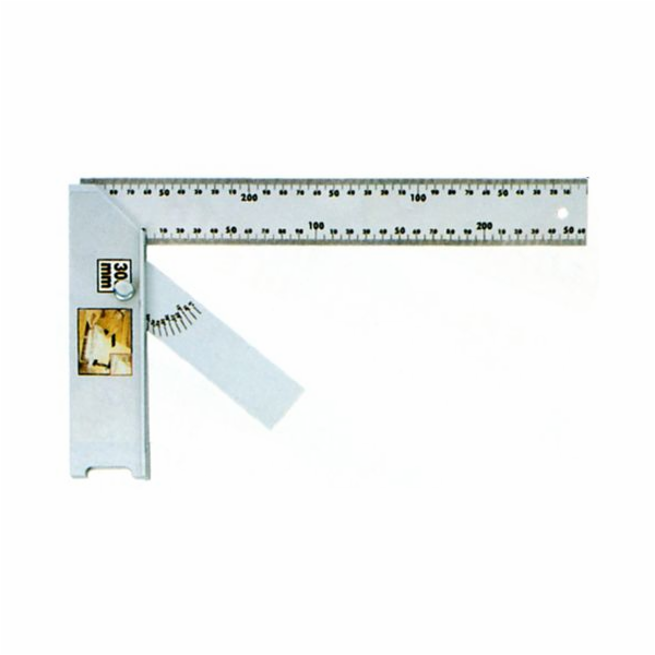 Úhelník Alu 300 mm s úhloměrem