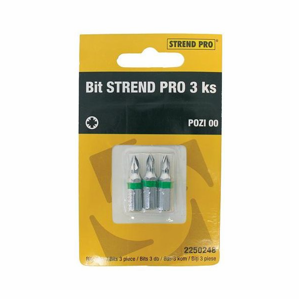 Bit Strend Pro S2 křížový PZ0 3 ks