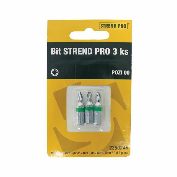 Bit Strend Pro S2 křížový PZ2 3 ks