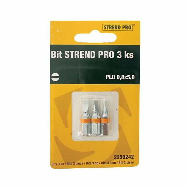 Bit Strend Pro S2 plochý 0,5x3,0 mm 3 ks