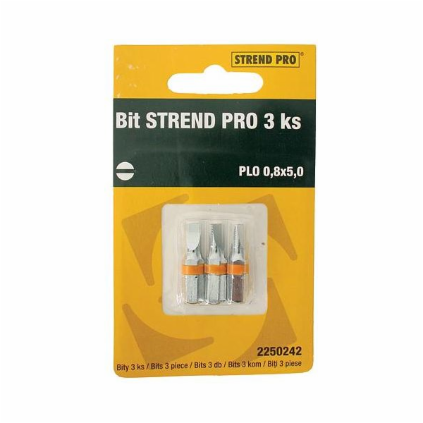 Bit Strend Pro S2 plochý 0,8x5,0 mm 3 ks
