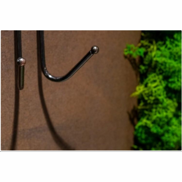 Háček nástěnný dvojháček měď antik