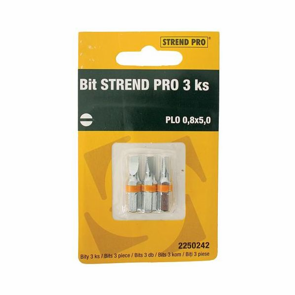 Bit Strend Pro S2 plochý 1,0x6,0 mm 3 ks