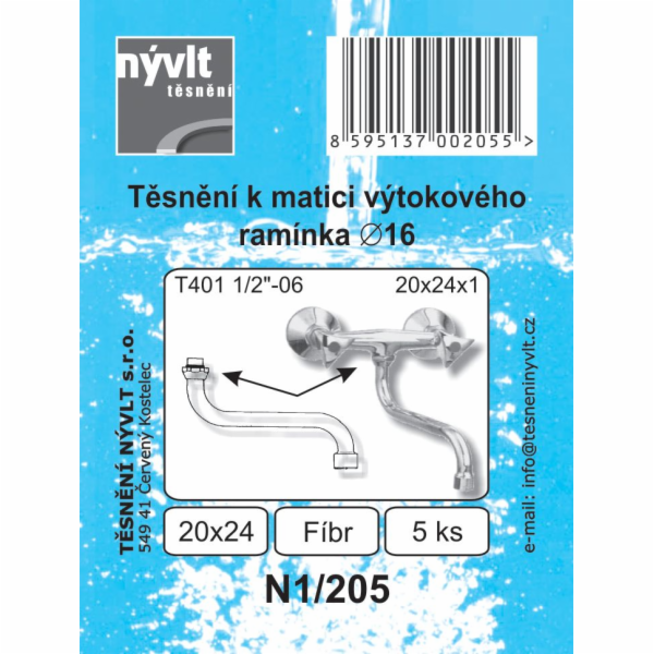 Těsnění do ramínka T401