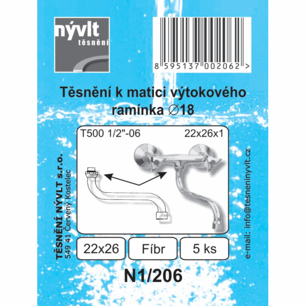 Těsnění do ramínka T500