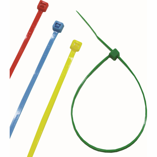 Páska stahovací 150/2,5 mm-100 ks mix barev