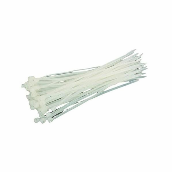 Páska stahovací 300x4,8 mm-50 ks bílá