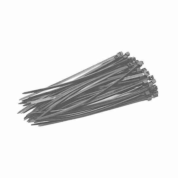Páska stahovací 300x4,8 mm-50 ks černá