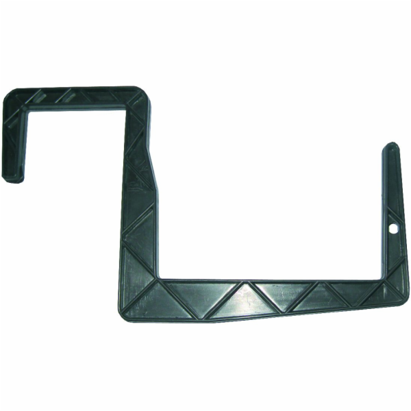 Držák truhlíku hranatý kratší 12 cm hnědý