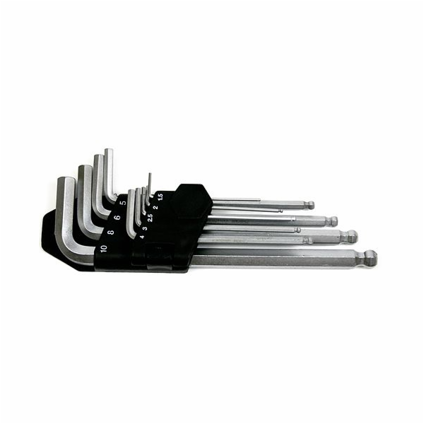 Imbus sada HEX s kuličkou 9 ks-1,5-10 mm