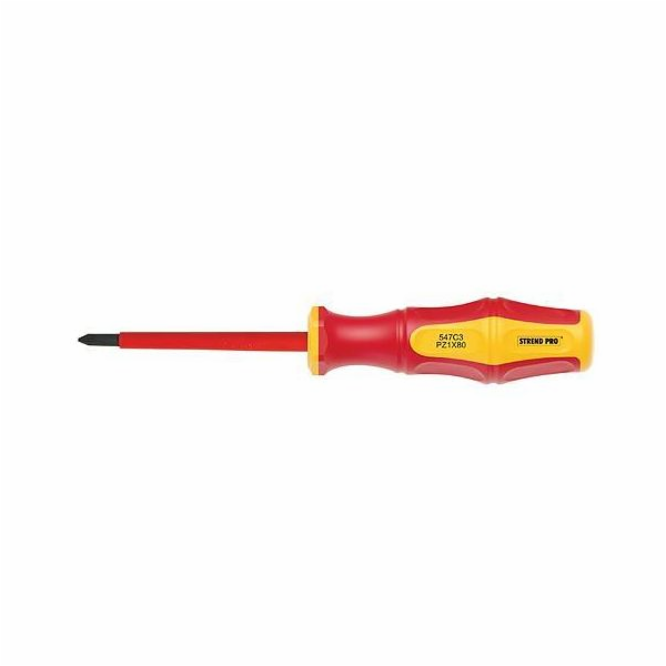 Šroubovák elektrikářský křížový PH1x080 mm VDE Strend P
