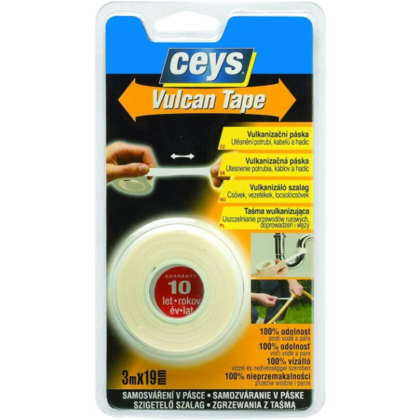 Páska lepící utěsňující 19 mmx3 m Ceys VulcanTape