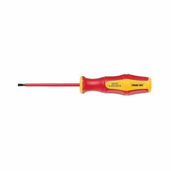 Šroubovák elektrikářský plochý 0,5x3,0x100 mm VDE Strend P