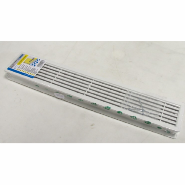 Mřížka větrací dveřní 500x90D mm bílá