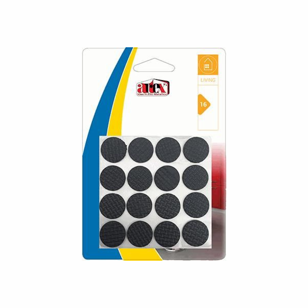 Chrániče samolepící 16 ks pogumované 22 mm