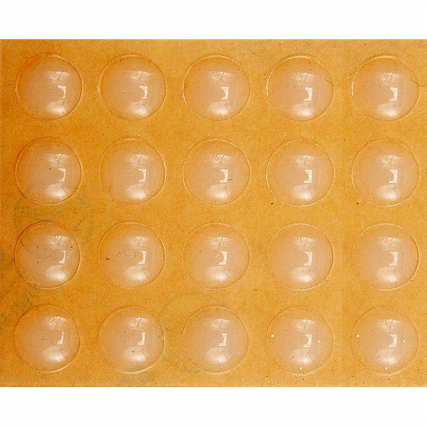Tlumič nárazu 10 mm silikon 20 ks samolepící