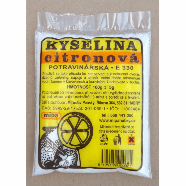 Kyselina citrónová 100 g