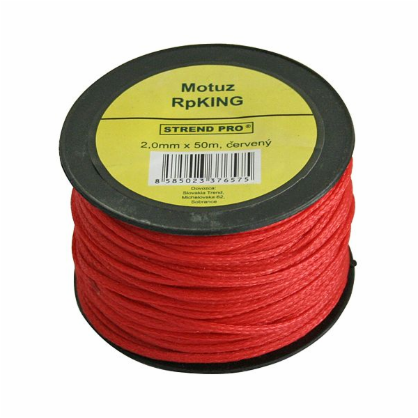 Provázek stavební 2,0 mm-50 m červený
